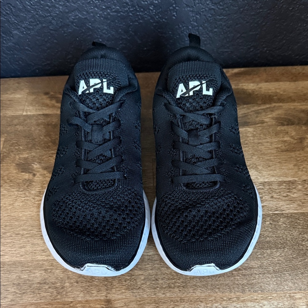 APL Jet Black Athletic Shoes Size 8 Women